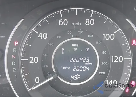 2013 Honda Cr-V Ex-L из США, поврежденный, VIN 2HKRM4H77DH630949